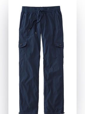 Women’s Vista Camp Pants – Straight-Leg Cargo – Size M (Nautical Navy)